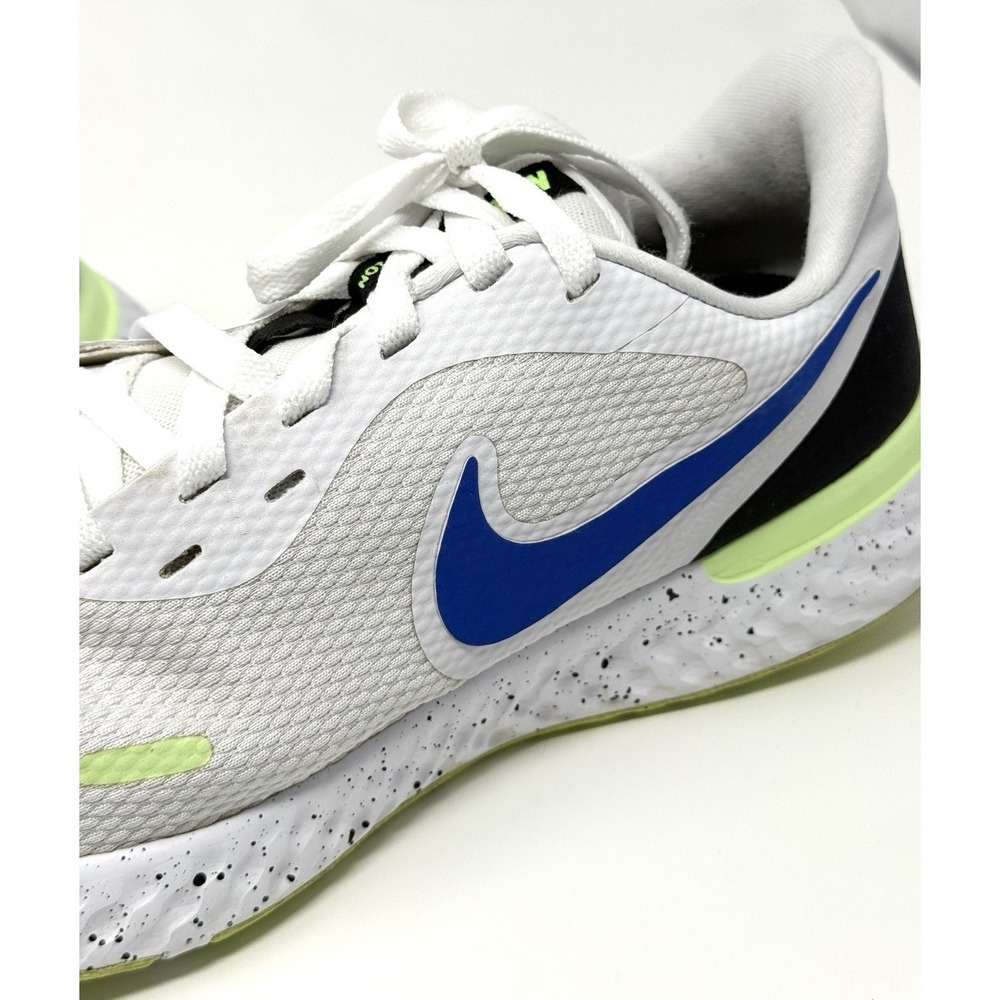 Men's Size 10 - Nike Revolution 5 White Racer Blue Green Black -Read Description - Picture 10 of 14
